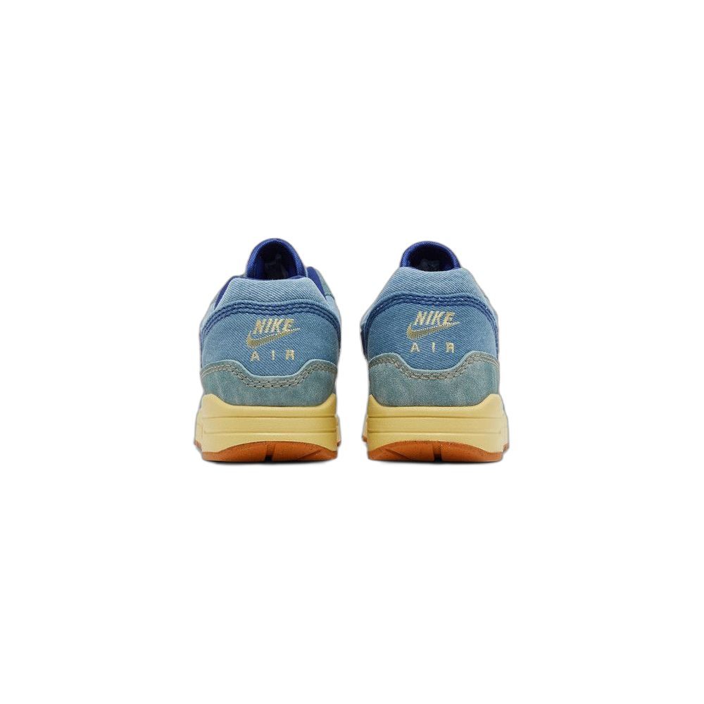 Nike Air Max 1 “Dirty Denim” — Mineral Slate/Deep Royal Blue-Lemon Wash (DV3050-300)