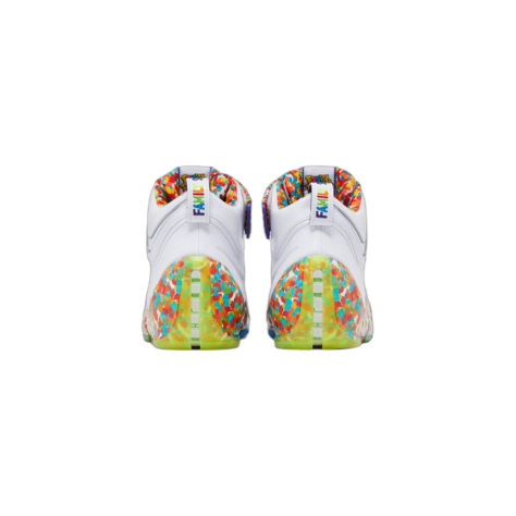 Nike LeBron 4 “Fruity Pebbles” — White/True Red-Mean Green-Varsity Purple (DQ9310-100)