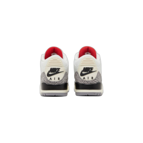 Air Jordan 3 “White Cement” — Summit White/Fire Red-Black-Cement Grey (DN3707-100)