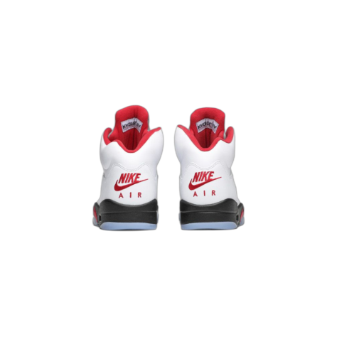 Air Jordan 5 “Fire Red” — White/Fire Red-Black (DA1911-102)