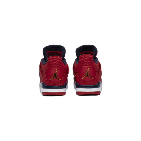 Air Jordan 4 SE “FIBA” — Gym Red/White-Metallic Gold-Obsidian (CI1184-617)