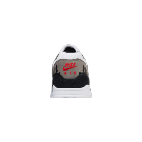 Nike Air Max 1 "Escape Treeline" — White/State Blue-Black-Soft Grey (FJ0698-100)