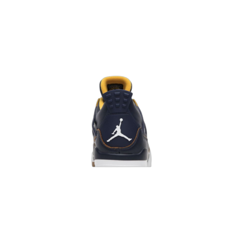 Air Jordan 4 “Dunk From Above” — Midnight Navy/Varsity Maize-White-Metallic Gold Star (308497-425)