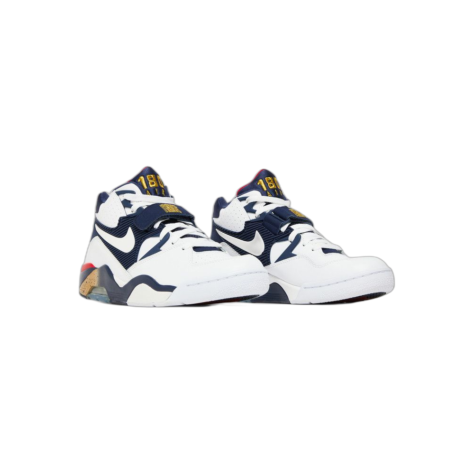 Nike Air Force 180 “Olympic” — White/Midnight Navy-Metallic Gold-Varsity Red (310095-100)