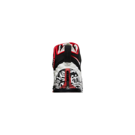 Nike LeBron 17 “Graffiti” — White/University Red-Black (CT6052-100)