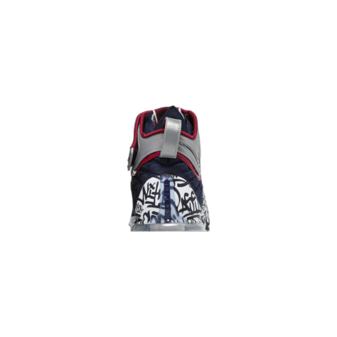 Nike LeBron 17 “Graffiti Cold Blue” — Midnight Navy/White-Varsity Crimson (CT6047-400)