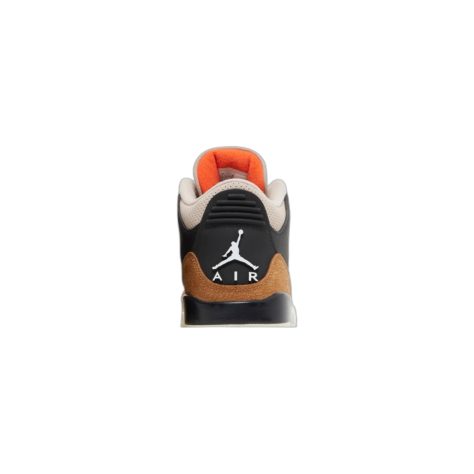 Air Jordan 3 “Desert Elephant” — Black/Rush Orange-Fossil Stone-Sail (CT8532-008)
