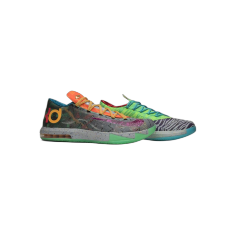 Nike What the KD 6 — Hoop Purple/Urgent Orange-Shark (669809-500)