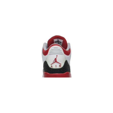 Air Jordan 3 “Fire Red” — White/Fire Red-Silver-Black (136064-120)