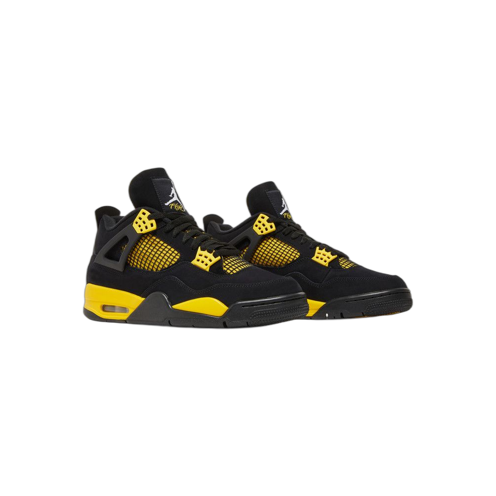 Air Jordan 4 “Thunder” — Black/Tour Yellow (DH6927-017)