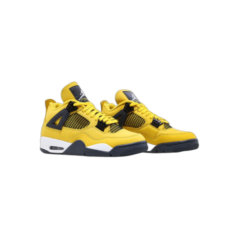 Air Jordan 4 “Lightning” — Tour Yellow/White-Dark Blue Grey (CT8527-700)