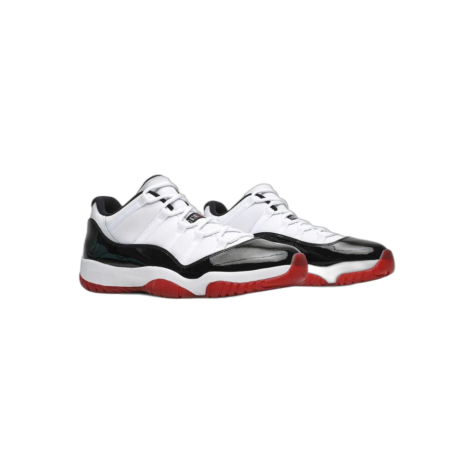 Air Jordan 11 Low "Concord Bred" — White/University Red/Black-True Red (AV2187-160)