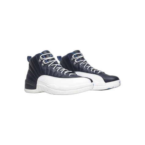 Air Jordan Retro 12 "Obsidian" — Obsidian/White-French Blue-University Blue (130690-410)