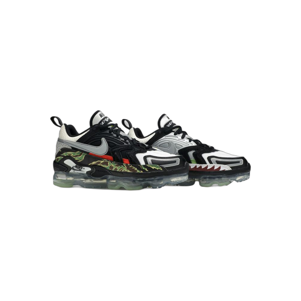 Nike Air VaporMax EVO NRG “Collector’s Closet” — Black/Clear-Metallic Silver-White-Bright Crimson-Volt (DD3054-001)