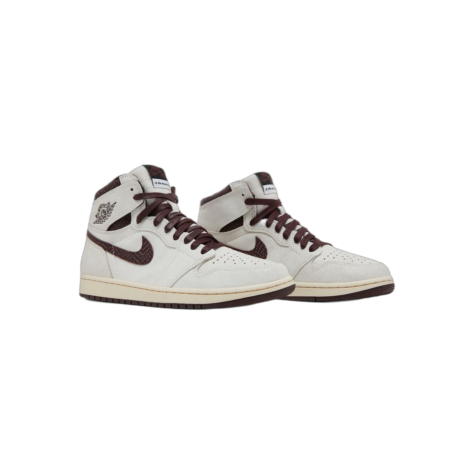 A Ma Maniere x Air Jordan 1 High OG — Sail/Burgundy Crush (DO7097-100)