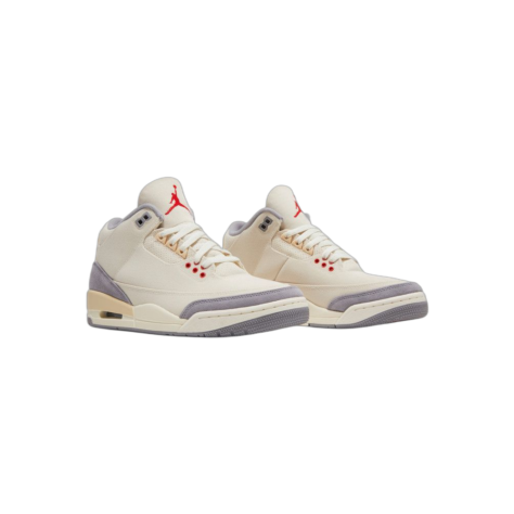 Air Jordan 3 “Muslin” — Muslin/University Red-Cement Grey-Sail (DH7139-100)