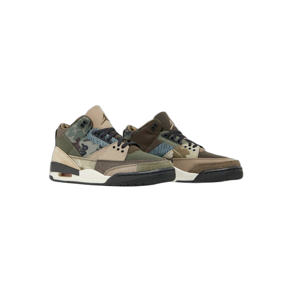 Air Jordan 3 “Patchwork” — Dark Hazel/Multi-Color (DO1830-200)