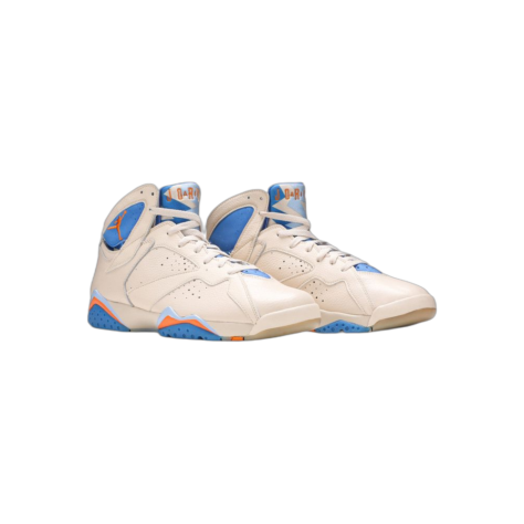 Air Jordan 7 — Pearl White/Bright Ceramic-Pacific Blue (304775-281)