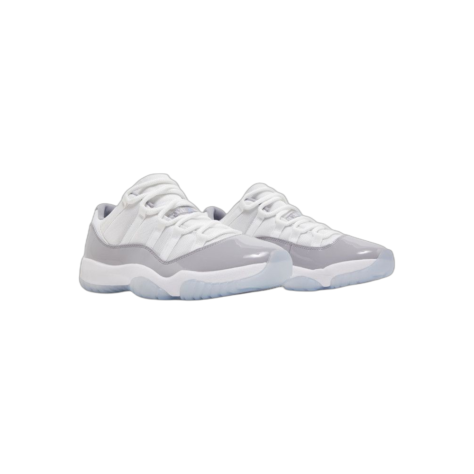 Air Jordan 11 Low “Cement Grey” — White/University Blue-Cement Grey (AV2187-140)