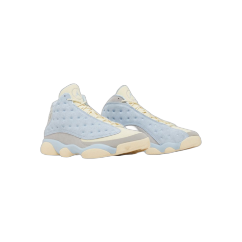 SoleFly x Air Jordan 13 “Celestine Blue” — Muslin/Light Smoke Grey-Gum Light Brown-Celestine Blue (DX5763-100)