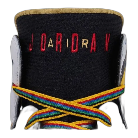 Air Jordan 7 Retro "Miró" White and Multi-Color