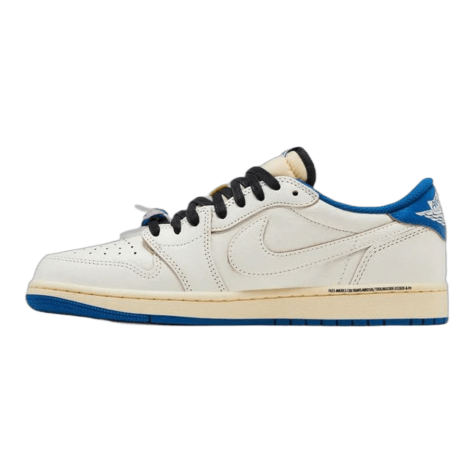 Jordan 1 Retro Low OG SP Fragment x Travis Scott Sail Military Blue