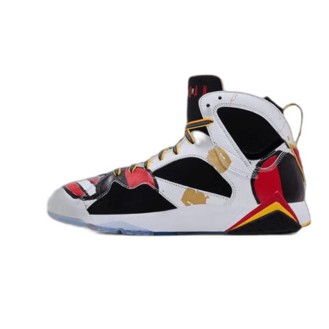 Air Jordan 7 Retro "Miró" White and Multi-Color