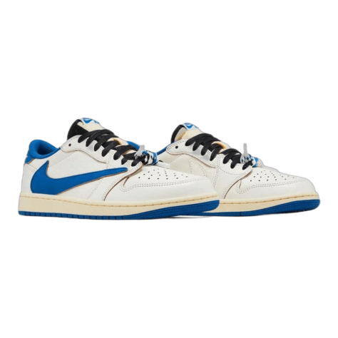 Jordan 1 Retro Low OG SP Fragment x Travis Scott Sail Military Blue