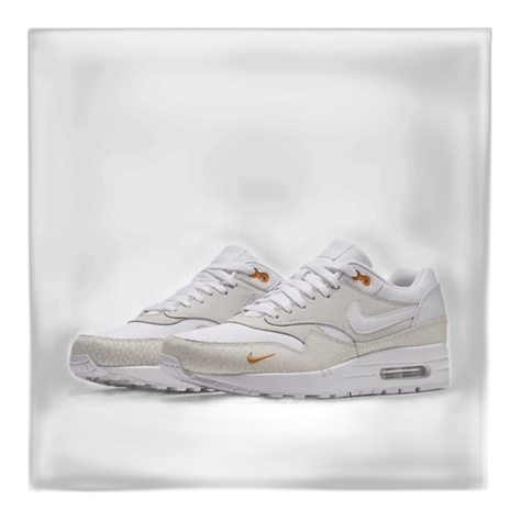 Nike Air Max 1 White Kumquat