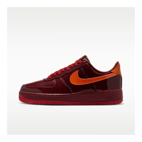 Nike Air Force 1 Low 'Patent Leather Dark Team Red'