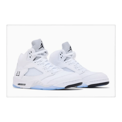 Air Jordan 5 Retro 'White Metallic' 2026