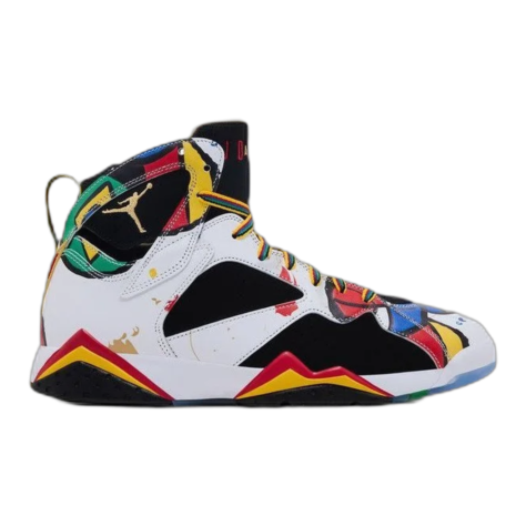 Air Jordan 7 Retro "Miró" White and Multi-Color