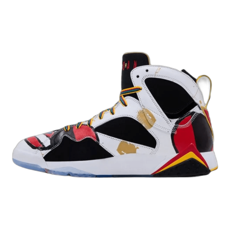 Air Jordan 7 Retro "Miró" White and Multi-Color