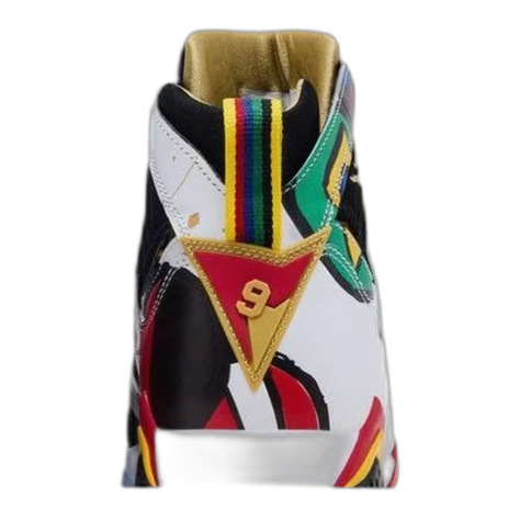 Air Jordan 7 Retro "Miró" White and Multi-Color