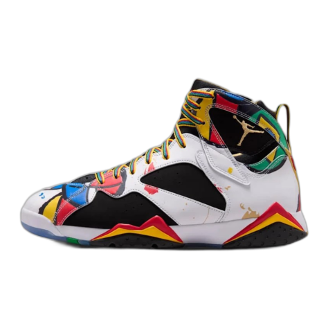 Air Jordan 7 Retro "Miró" White and Multi-Color