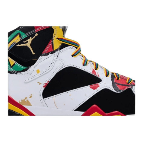Air Jordan 7 Retro "Miró" White and Multi-Color