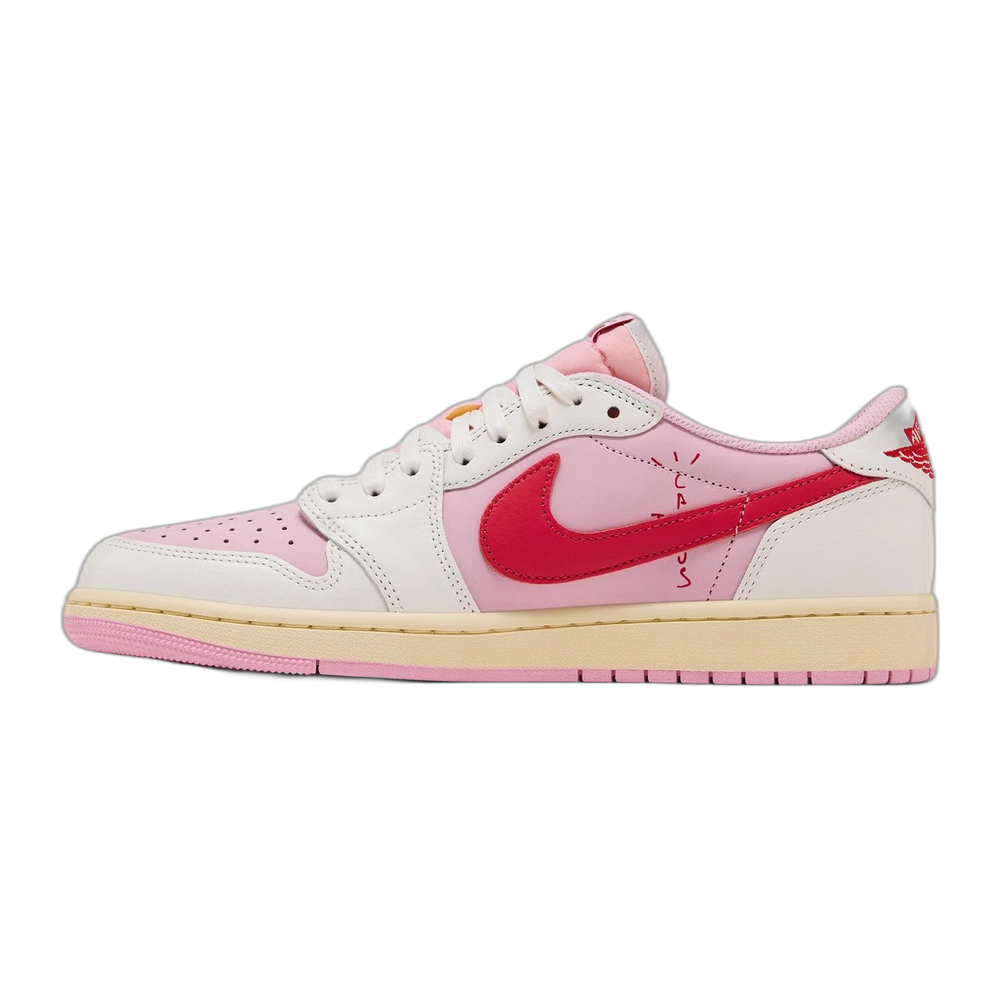 Travis Scott x Air Jordan 1 Retro Low OG 'Sail Tropical Pink'