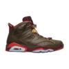 Air Jordan 6 “Cigar” — Raw Umber/Team Red-Metallic Gold-Challenge Red (384664-250)