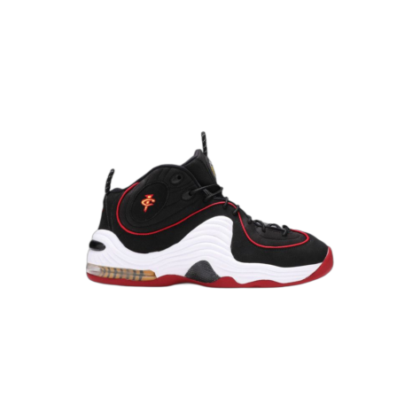 Nike Air Penny 2 “Miami Heat” — Black/White-University Red-Varsity Maize (333886-002)