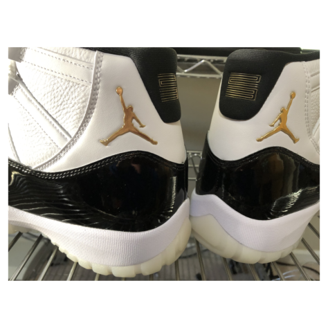 Air Jordan 11 “Gratitude” — White/Black-Metallic Gold (CT8012-170)