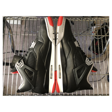 Air Jordan 4 “Bred Reimagined” — Black/Fire Red-Cement Grey (FV5029-006)