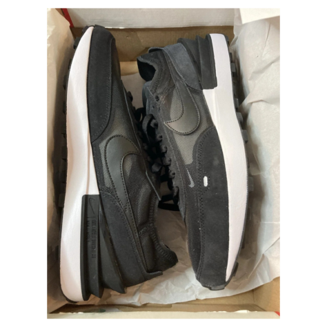 Nike Waffle One “Black/White” — Summit White/White-Black-Orange (DA7995-001)
