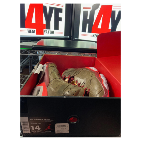 Air Jordan 6 “Cigar” — Raw Umber/Team Red-Metallic Gold-Challenge Red (384664 250)