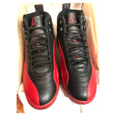 Air Jordan 12 "Flu Game" — Black/Varsity Red (130690-002)