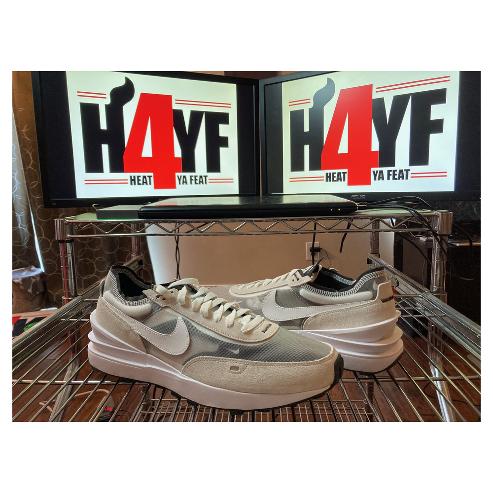 Nike Waffle One “Summit White” — Summit White/White-Black-Orange (DA7995-100)
