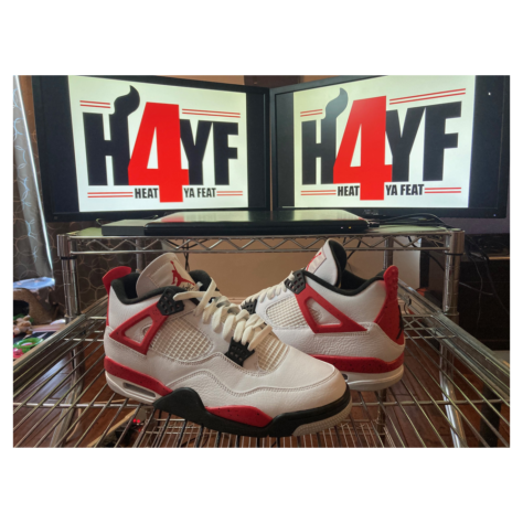 Air Jordan 4 “Fire Red” — White/Fire Red-Black-Tech Grey (DC7770-160)
