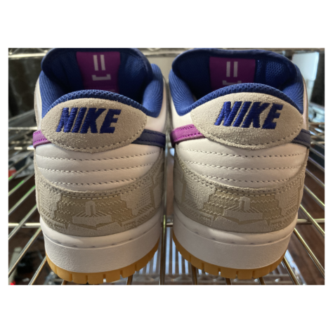 Rayssa Leal x Nike SB Dunk Low — Pure Platinum/Deep Royal Blue-Vivid Purple-White-Gum Yellow (FZ5251-001)