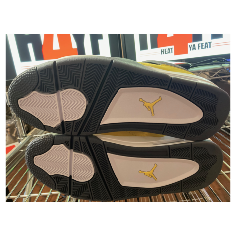 Air Jordan 4 “Lightning” — Tour Yellow/White-Dark Blue Grey (CT8527-700)