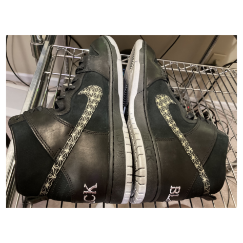 Black Bar x Nike SB Dunk High — (AH9613-002)