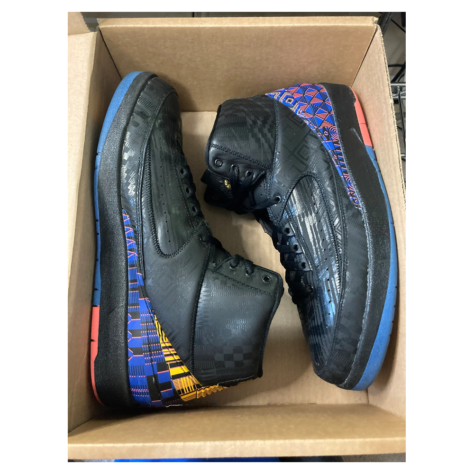 Air Jordan 2 “BHM” — Black/Metallic Gold (BQ7618-007)